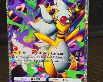 ampharos ex pokemon card price PSA 8 Mega M Ampharos EX - 88/98 Full Art Ultra Rare