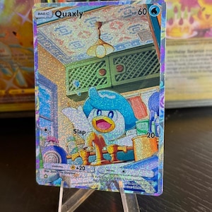 quaxly pokemon card holographic - 052/198 - Scarlet & Violet If tails Quaxly (50/193) Holographic Pokemon card