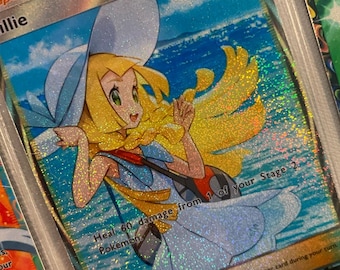 Fan-Artwork einer Lillie-Trainerkarte