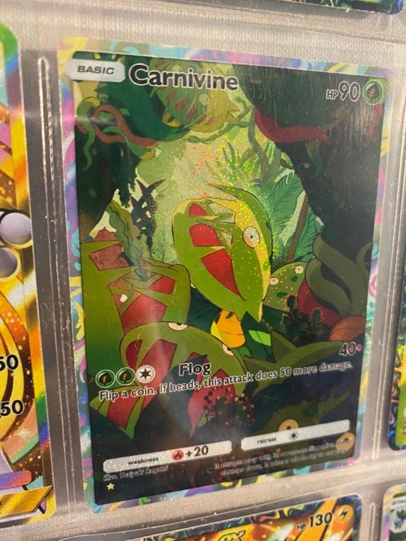 Carnivine Card Fan Art - Etsy Israel