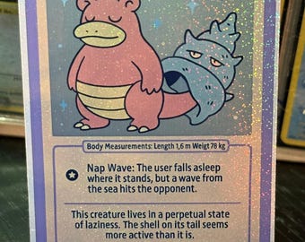 Slowbro card fan art