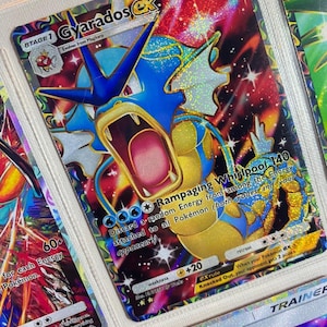 Gyarados ex pocket app tcg high quality proxy Pokemon card custom alternative full art genetic apex mythical island set