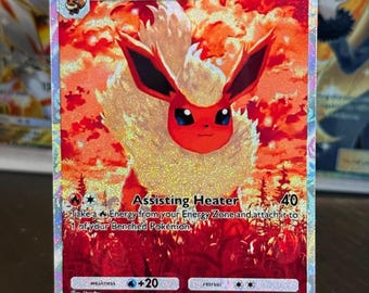 Arte de fan de la tarjeta Flareon