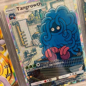 Tangrowth Pocket App TCG Hochwertige Proxy Pokemon Karte benutzerdefinierte Full Art genetischer Apex mythisches Inselset Space Time Smackdown