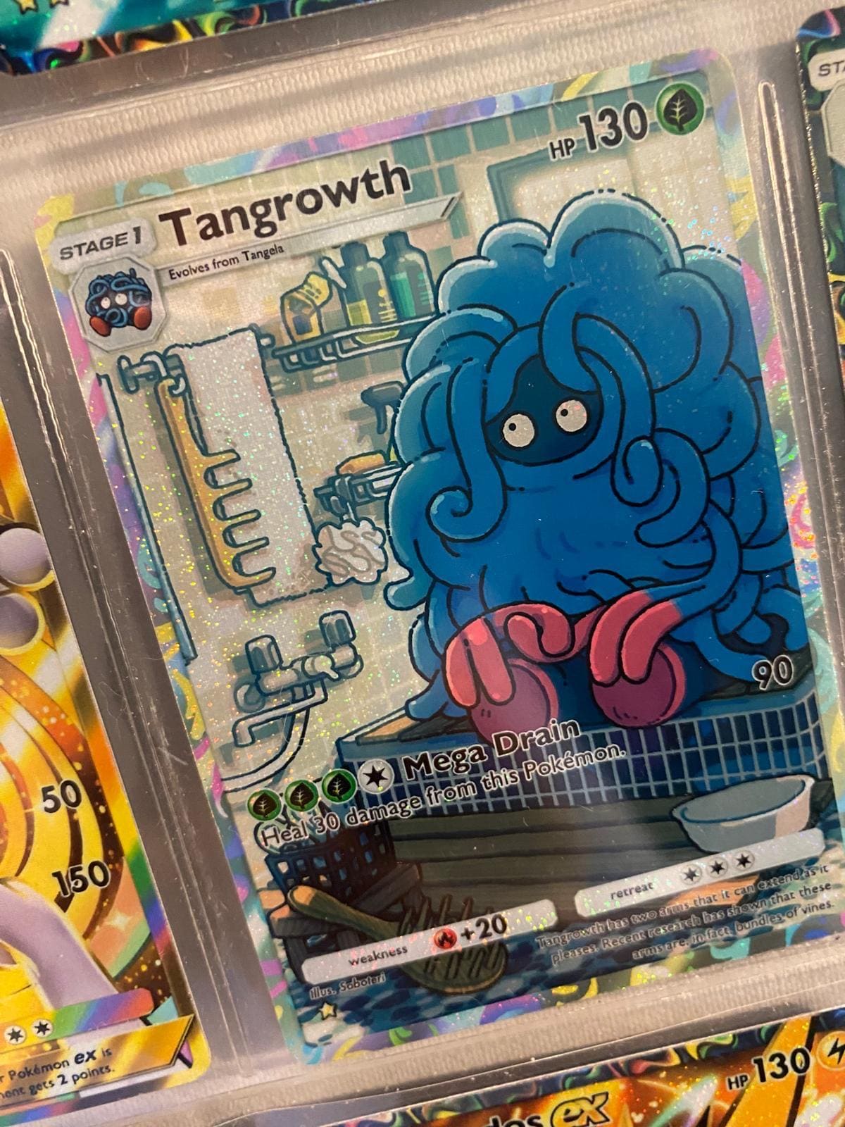 Tangrowth Card Fan Art - Etsy