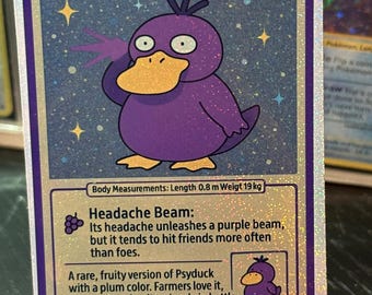 Psyduck card fan art