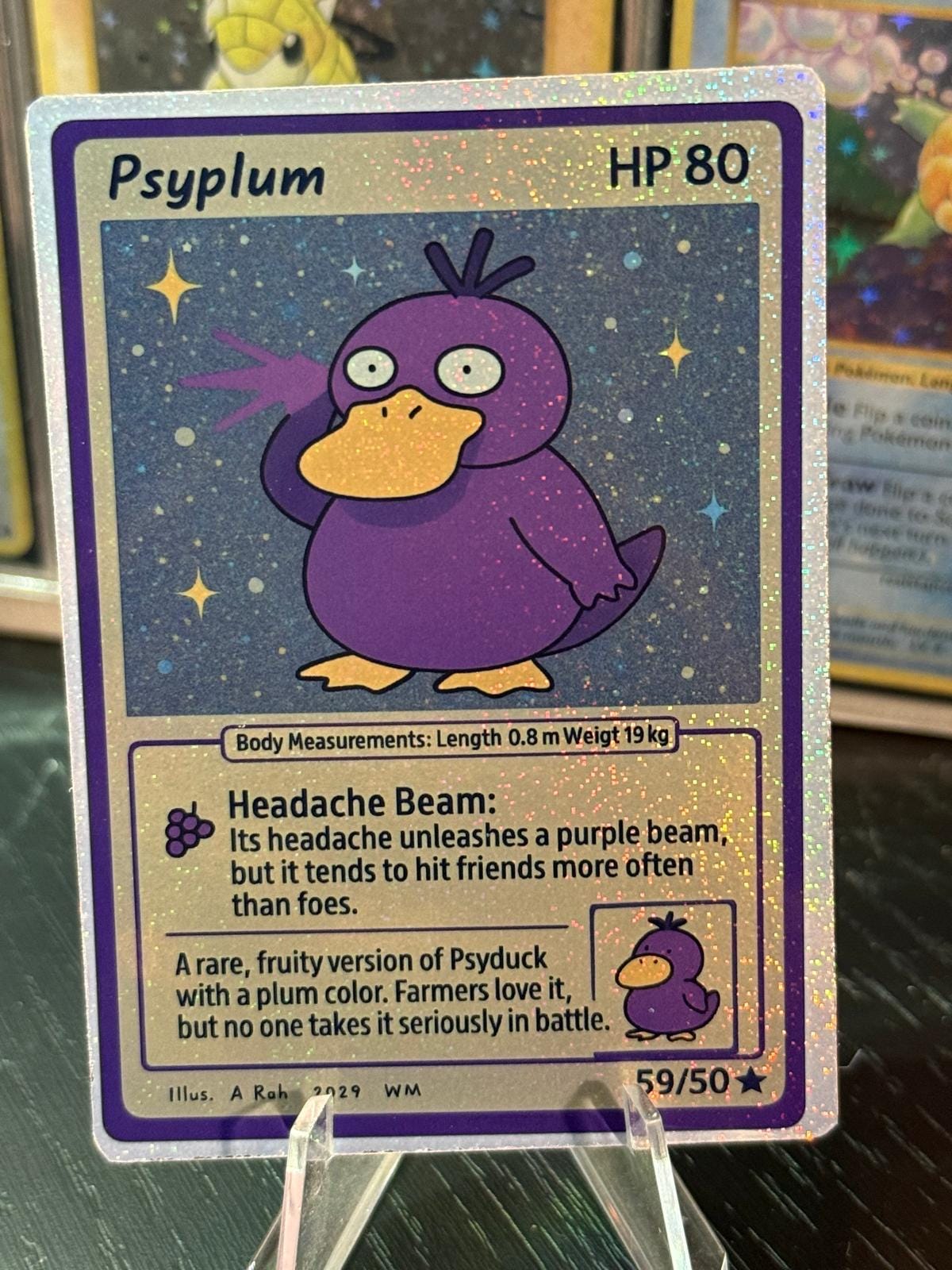 Psyduck Card Fan Art - Etsy New Zealand