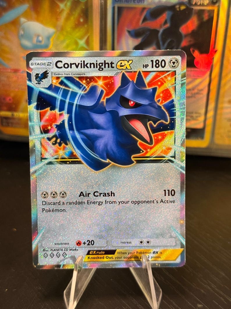 Corviknight Ex Card Fan Art - Etsy