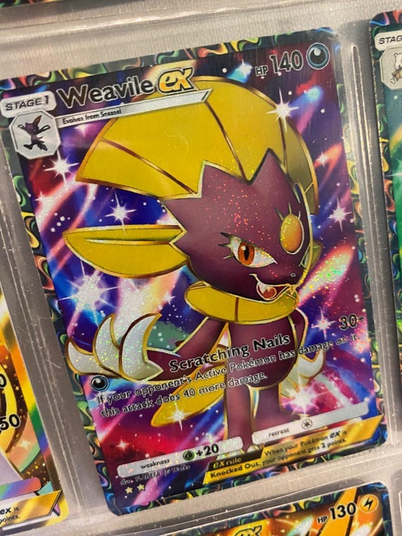 pokemon card weavile Amazon.com: Weavile 134/193 - Paldea Evolved - Pokemon Evolution Set - 2  Card Lot