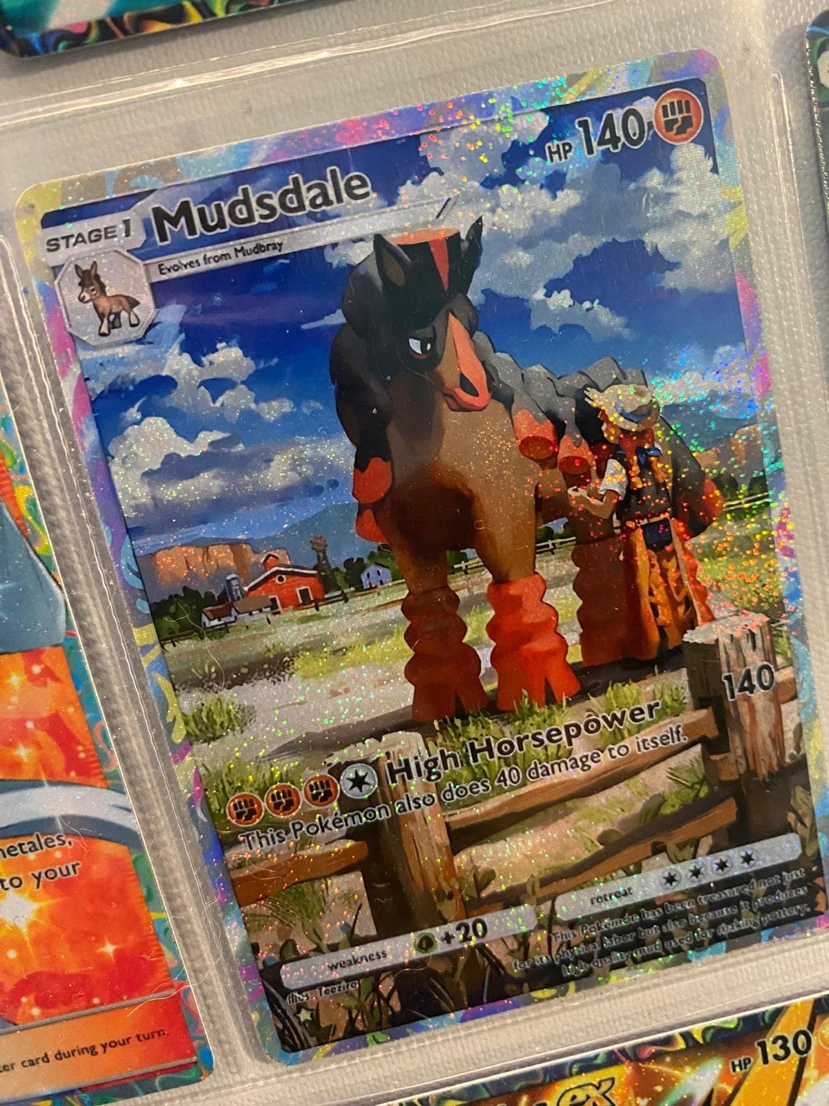 mudsdale pokemon card Mudsdale - 078/071 - SV5K: Wild Force [ART RARE] [Near Mint]