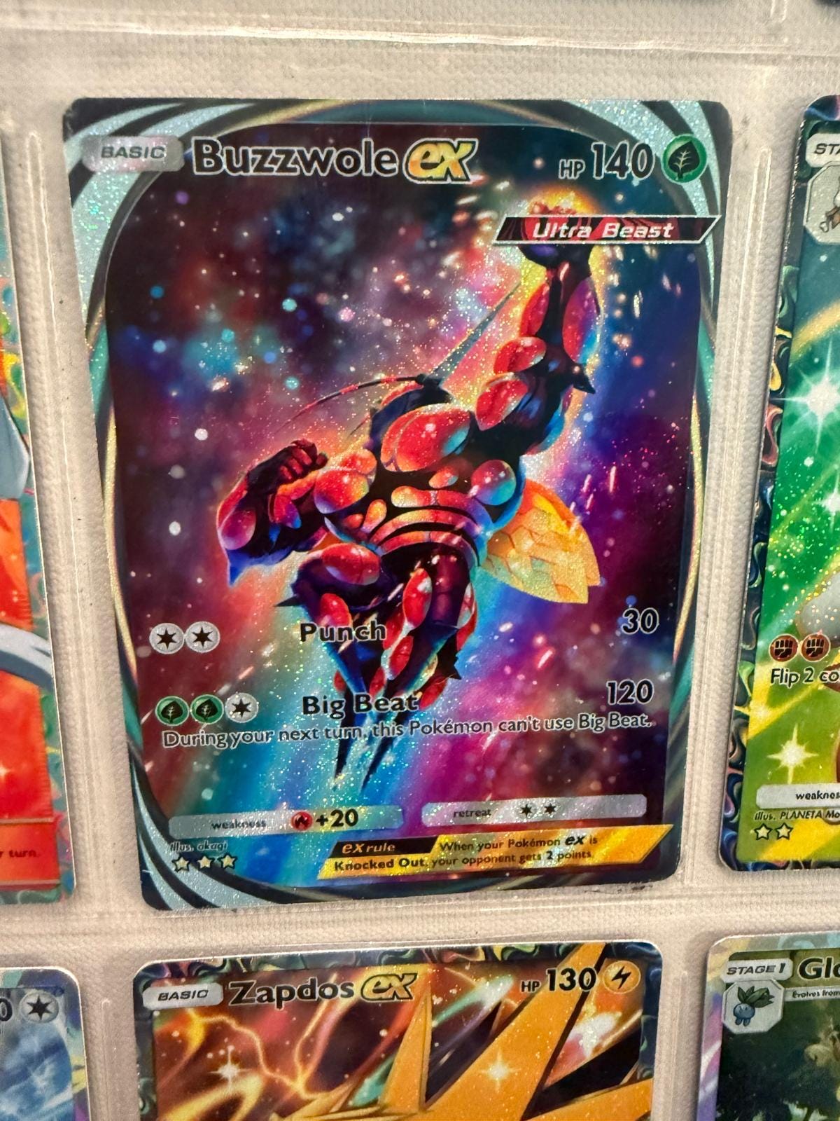 pokemon card buzzwole Pokémon: Team Rocket's Mewtwo ex Box main image 1
