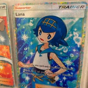 Lana ex shiny pocket app tcg hoge kwaliteit proxy Pokemon kaart aangepast alternatief volledige kunst shining revelry celestial guardians a3