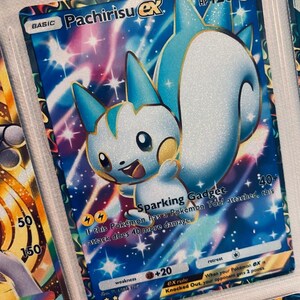 Pachirisu ex pocket app tcg high quality proxy Pokemon card custom full art genetic apex mythical island space time smackdown