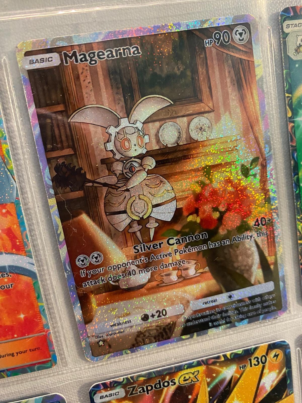 magearna v pokemon card price Pokemon TCG - Magearna V Silver Tempest Full Art Holo Card 128/195