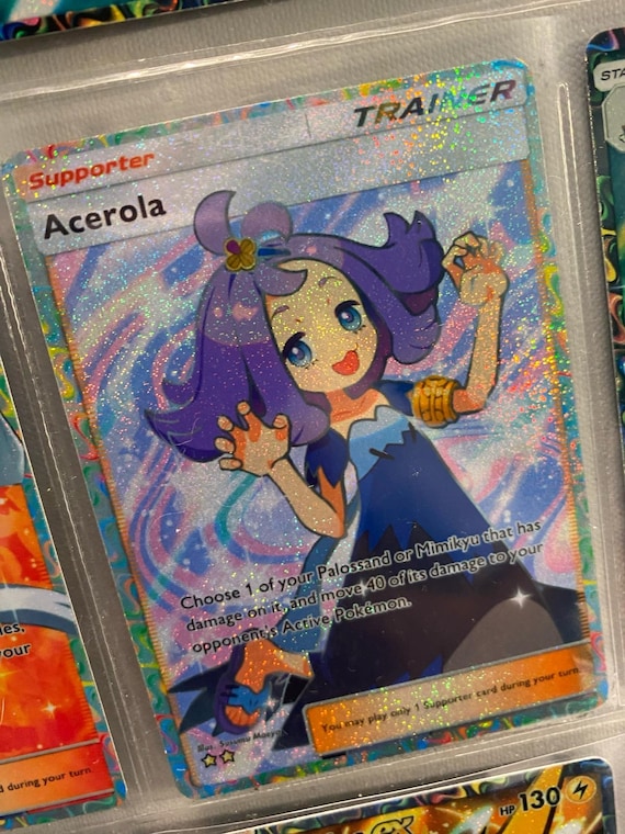 acerola pokemon card price (Full Art) - SM - Burning Shadows All cards will be carefully packed for safe transit. Is this acerola's premonition really