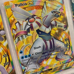 パルキア ex ポケットアプリ TCG 高品質プロキシ ポケモンカード カスタム オルタナティブ フルアート ジェネティック アペックス 神話の島 セット スペース タイム スマックダウン