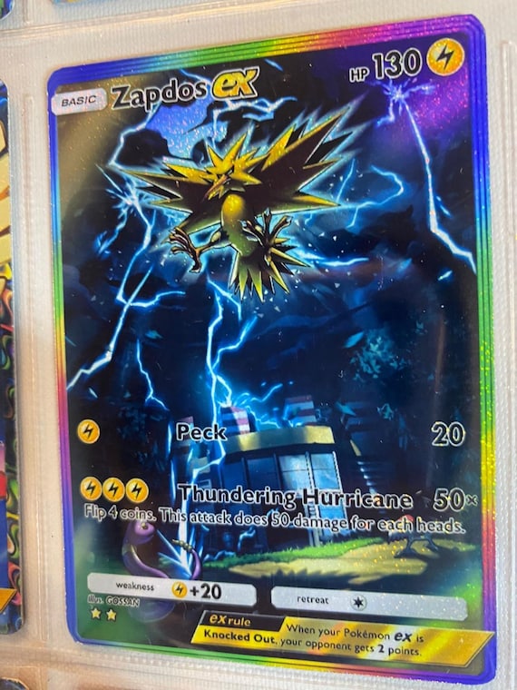 2016 zapdos pokemon card full art #pokmon #pokemon #pokemoncommunity #pokemontcg #pokemoncollector Attack 2 Zapdos Card Fan Art -
