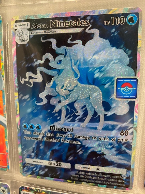alolan ninetales pokemon card Alolan Ninetales GX main image 0