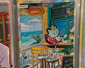 Alolan Meowth Card Fan Art