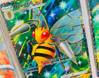 M Beedrill Ex Pokemon Card - Etsy M Beedrill Ex Pokemon Card - Etsy