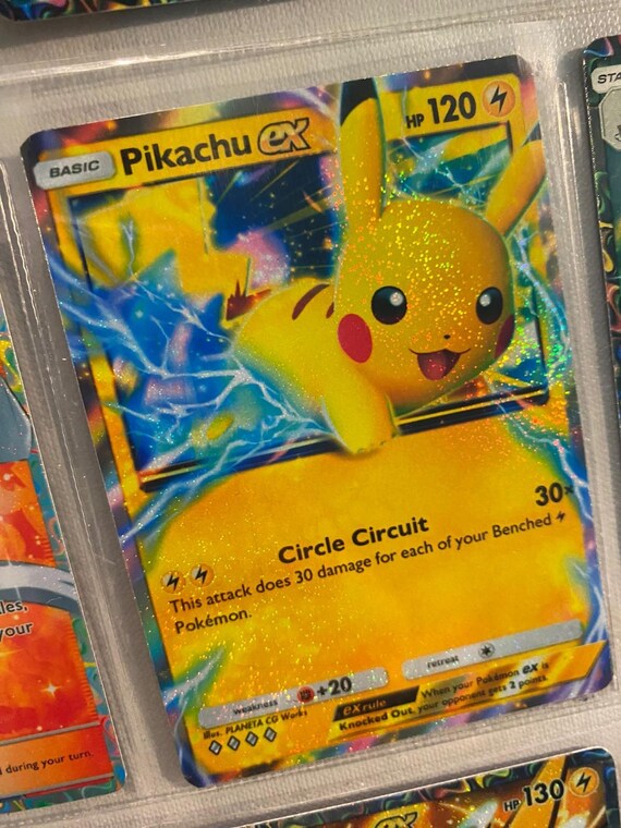 pokemon cards with pikachu symbol Pikachu Pentagram Pokemon Card – Vinyl Fantasy BK