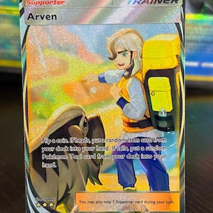 arven pokemon trainer card - 249/198 - Scarlet & Violet - Special Illustrator Rare Violet Base Set Singles POKMON CARD GAME sv1V 104/078