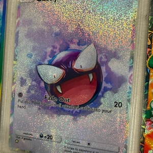 Gastly ex application de poche jcg proxy de haute qualité carte Pokémon personnalisée art complet génétique apex île mythique espace temps smackdown