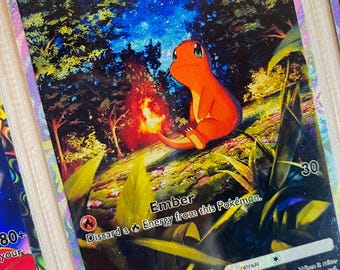 Charmander-Karten-Fan-Art