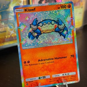klawf pokemon card holographic value [Holo] #122 Precios | Scarlet & Violet Fighting / 130 / Basic Attack 1 122/198 Klawf Holo Rare Scarlet