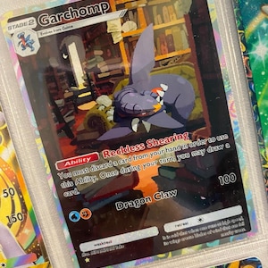 Garchomp Pocket App TCG Hochwertige Proxy Pokemon Karte benutzerdefinierte Full Art genetischer Apex mythisches Inselset Space Time Smackdown