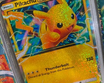 Pikachu card fan art