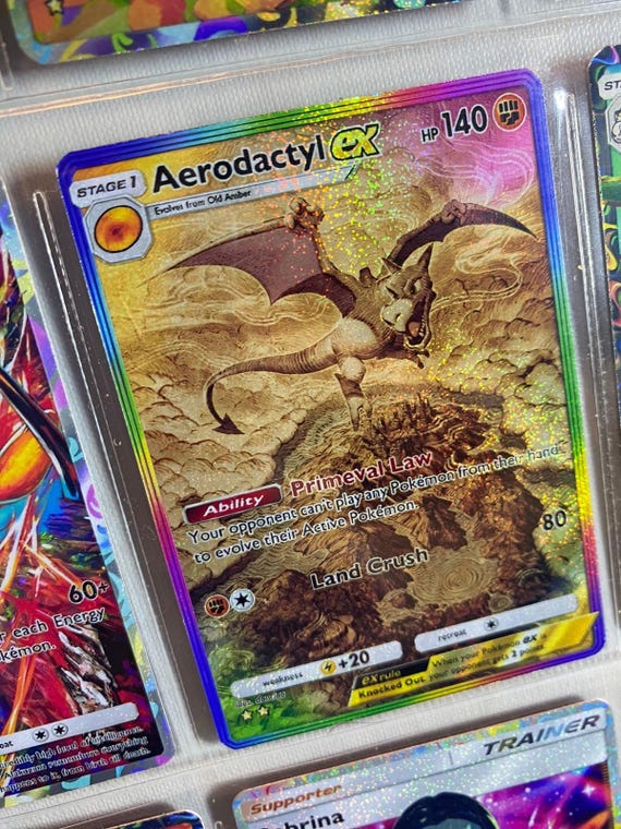 Aerodactyl Card Fan Art - Etsy