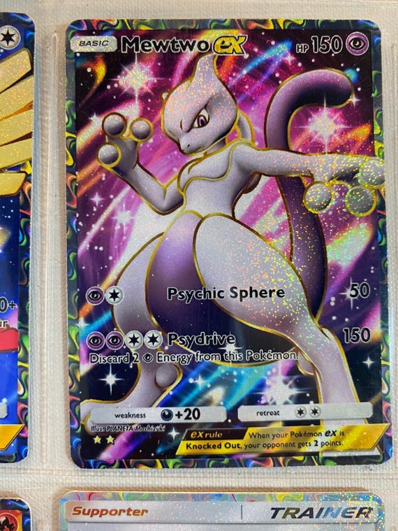 pokemon mewtwo card value Team Rocket's Mewtwo ex 081/182 - Holofoil SV10 Destined Rivals