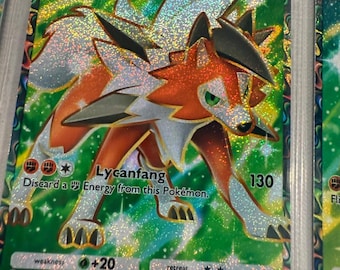 Lycanroc card fan art
