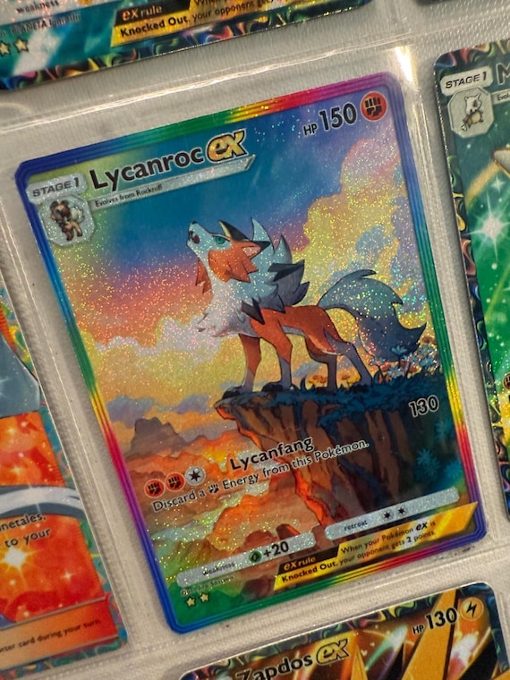 Lycanroc card fan art