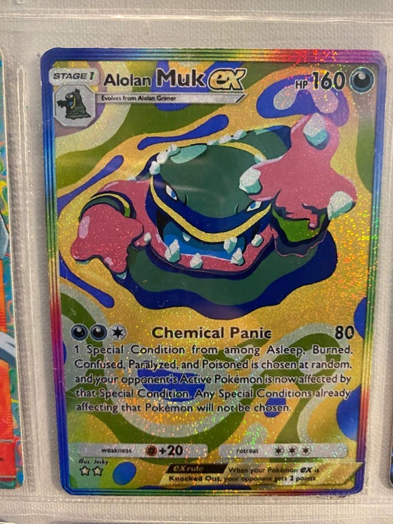 Alolan Muk Card Fan Art - Etsy Norway