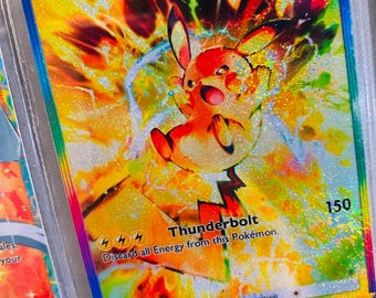 Pikachu card fan art