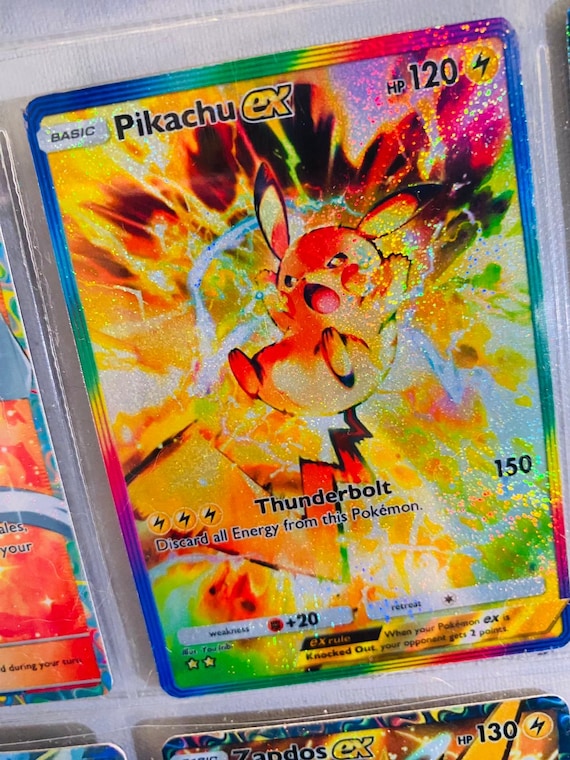 Pikachu Card Fan Art - Etsy New Zealand
