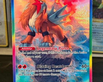 Mエンテイ Ex ポケモンカード - Etsy 日本