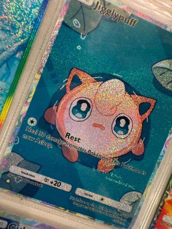 jigglypuff holographic card Pokemon Artistic Lugia Ho-oh Holographic Credit Card Bundle Holographic  Credit Card Bundle Skin – Anime Town Creations main image 0