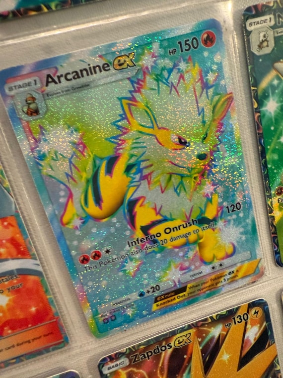 best place to look up pokemon card prices Arcanine Pokemon 1999 Base Set English 23/102 NM Pokemon Card – Vintage  Radar main image 1