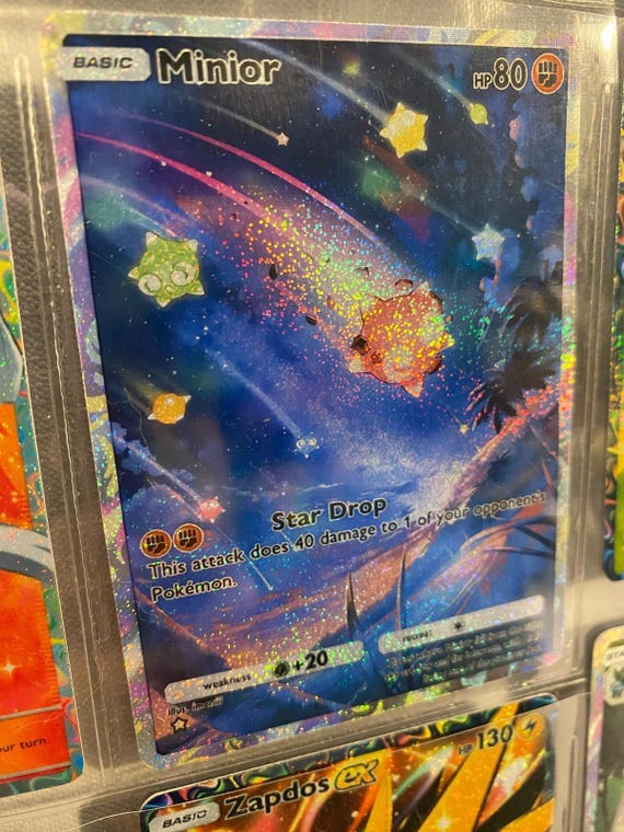minior pokemon card price Pokemon Paradox Rift Minior Illustration Rare Full Art 201 #201/182 MINT