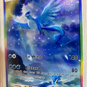 Articuno Ex Pocket App TCG hochwertige Proxy-Pokemon-Karte benutzerdefinierte Alternative vollständige Kunst genetisches Apex mythisches Inselset
