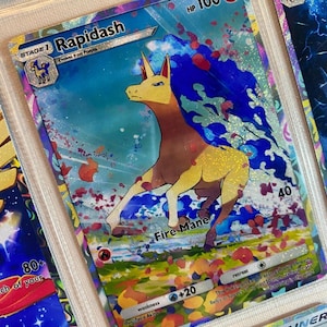 Rapidash shiny shining ex pocket app tcg high quality proxy Pokemon card custom alternative full art genetic apex mythical island set