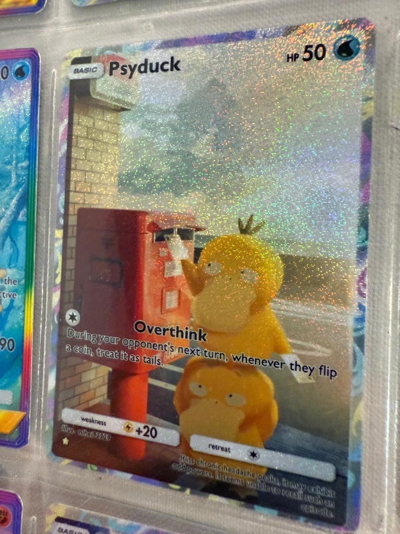 Psyduck Card Fan Art Etsy psyduck-card-fan-art-etsy