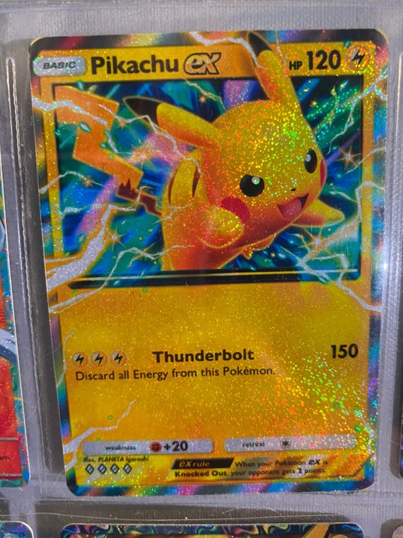 Pikachu Card Fan Art - Etsy Israel Pikachu Card Fan Art - Etsy Israel