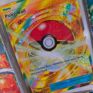 Poke ball ex shiny pocket app tcg high quality proxy Pokemon card custom alternative full art triumphant light shining revelry item