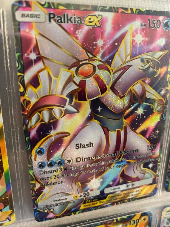 shiny palkia pokemon card  from Pokmon TCG Pocket  #pokemon #pokemoncards #pokemonpocket The item may be similar but not exactly the same as the image (e.g Pokemon Promo Palkia DP27