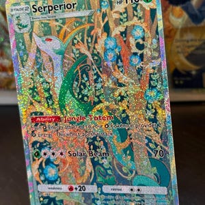 Serperior ex pocket app tcg high quality proxy Pokemon card custom alternative full art genetic apex mythical island set
