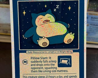 Arte de fan de la tarjeta de Snorlax